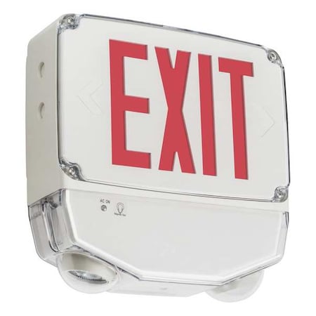 LED Wet Location Emergency Light/Exit MPN:WLTC 1 R TPS M4