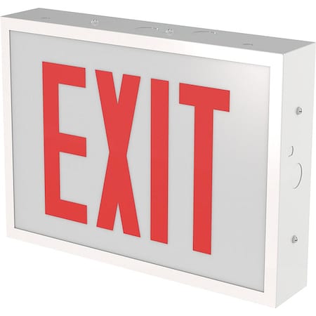 Exit Sign, LED, Red/Green, 12