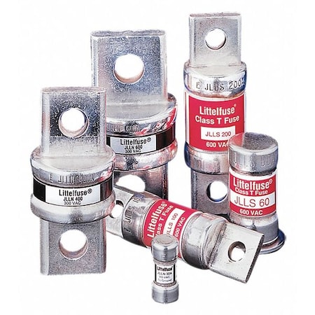UL Class Fuse, T Class, Fast-Acting, 10A, 600V AC, Non-Indicating MPN:JLLS010