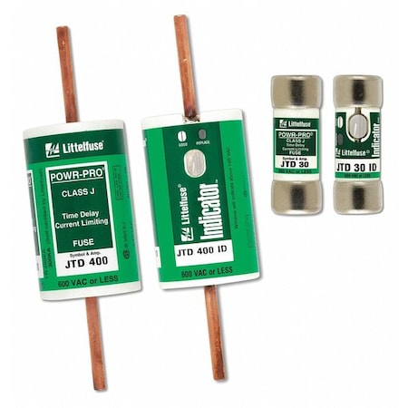 UL Class Fuse, J Class, Time-Delay, 2.50A, 600V AC, Non-Indicating MPN:JTD02.5