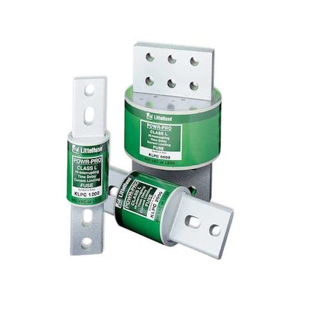 UL Class Fuse, KLPC Series, Time-Delay, 1500A, 600V AC, 200kA at 600V AC, 20kA at 480V DC MPN:KLPC1500X