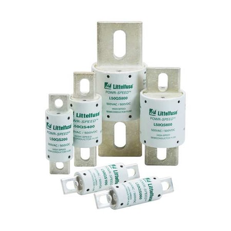 UL Class Fuse, aR Class, L50Q Series, Very Fast-Acting, 500A, 500V AC, Non-Indicating MPN:L50QS500.X