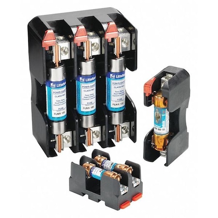 Open Fuse Block, 0 to 30A Amp Range, 250V AC/DC Volt Rating, 1 Poles, Box Lug MPN:LFR250301C