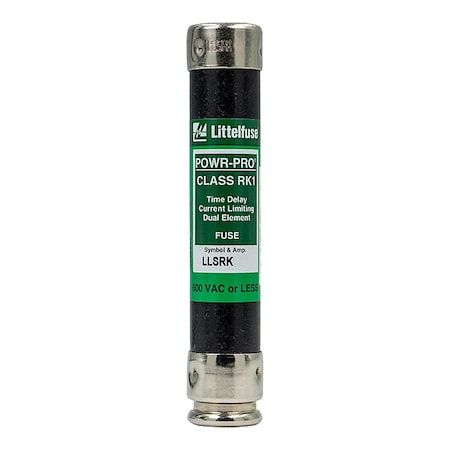 UL Class Fuse, RK1 Class, Time-Delay, 60A, 600V AC, Non-Indicating MPN:LSRK060