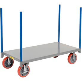 Little Giant® Pipe Stake Truck NBP-2448-8PUBK 24 x 48 Polyurethane Wheels NBP-2448-8PUBK