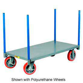 Little Giant® Pipe Stake Truck NBP-3660-8MRBK 36 x 60 Mold-on Rubber Wheels NBP-3660-8MRBK