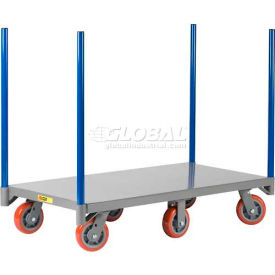 Little Giant® 6-Wheel Pipe Stake Truck NBP6W-3672-6PY 72x36 3600 Lb. Cap. NBP6W-3672-6PY