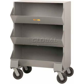 Little Giant® Heavy Duty Steel Mobile Storage Bins MS1-1532 3 Openings 32