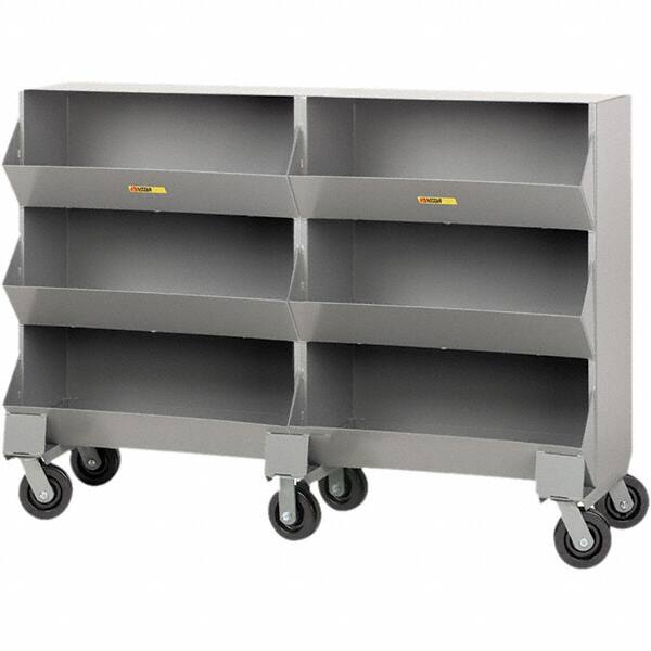 Bin Shelving, Bin Shelving Type: Bin Storage Cabinet , Bin Color: Gray , Bin Material: Steel , Bin Size (WxDxH): 64 x 20 x 45.5  MPN:MS215646PH