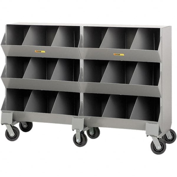 Bin Shelving, Bin Shelving Type: Bin Storage Cabinet , Shelf Material: Steel , Overall Depth (Inch): 20 , Bin Color: Gray , Bin Material: Steel  MPN:MS615646PH