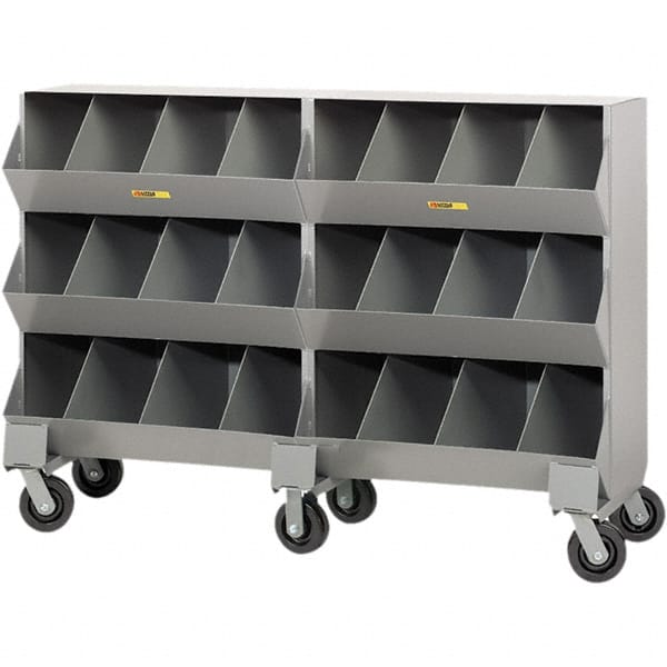 Bin Shelving, Bin Shelving Type: Bin Storage Cabinet , Bin Color: Gray , Bin Material: Steel , Bin Size (WxDxH): 64 x 20 x 45.5  MPN:MS815646PH