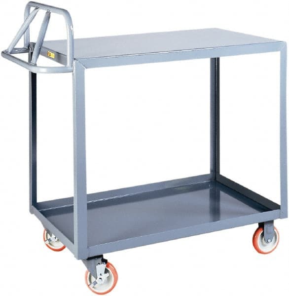 Shelf Utility Cart: Steel, Gray MPN:ERLG-2436-BRK