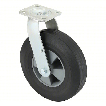 Swivel Caster Solid Rubber, 10 in. MPN:1027-SP-SR