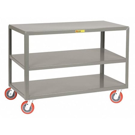 Mobile Tables, 3-Shelf, 3600 lb., 24 x 36