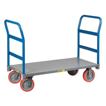 Twin Handle Platform Truck, 3600 lb. MPN:NBB-2460-8PY-2H