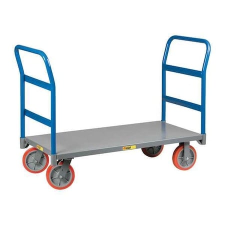 Twin Handle Platform Truck, 3600 lb. MPN:NBB-3072-8PY-2H