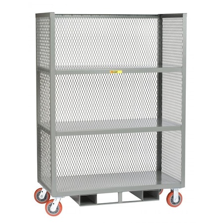 Order Picking Stock Cart, Steel (Bar), 3600 lb Load Capacity, 68