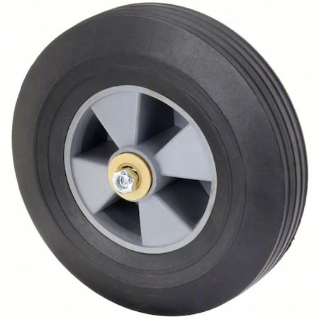 Wheel Solid Rubber, 10 x 2-3/4, Center Hub MPN:WHSP-1027P-C