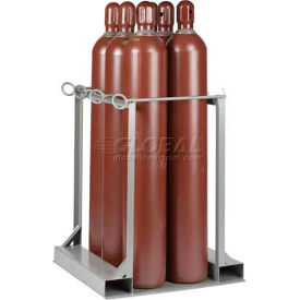 Little Giant® Vertical 6 Cylinder Gas Cylinder Pallet Stand 33