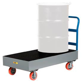 Little Giant® Spill Containment Cart SSB-5125-6PYBK - 33 Gallon Capacity SSB-5125-6PYBK