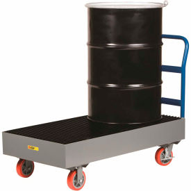 Little Giant® Spill Control Cart SSB512566-6PYBK - 2-Drum - 66 Gallon Capacity SSB512566-6PYBK