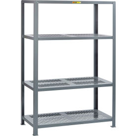 Little Giant® 4 Shelf Perforated Welded Steel Shelving 72