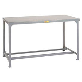 Little Giant® Welded Steel Workbench - Steel Top & Open Base - 48