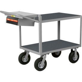 Little Giant® Instrument Cart w/Flat Shelves & Mat 1200 lb. Cap 36