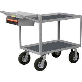 Little Giant® Instrument Cart w/Tray Shelves & Mat 1200 lb. Cap 48