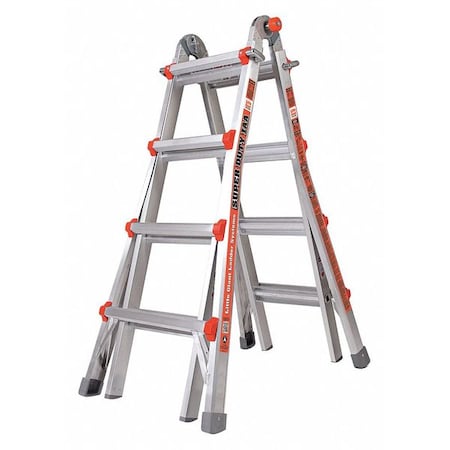 Multipurpose Ladder, 17 ft., IAA, Aluminum MPN:10402