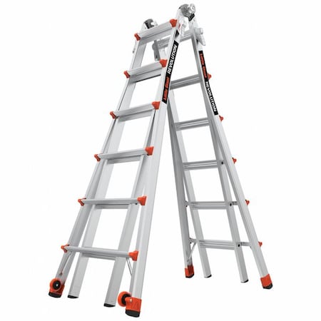 Multipurpose Ladder, Not Available, Aluminum, 300 lb Load Capacity MPN:13126-001