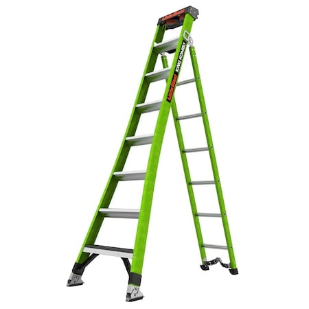 FIBERGLASS COMBINATION LADDER, Extension Ladder, Leaning Ladder, Stepladder Configuration, 17 ft MPN:13908-074