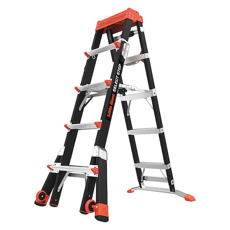 Multipurpose Ladder, Fiberglass, 375 lb Load Capacity MPN:15130-001
