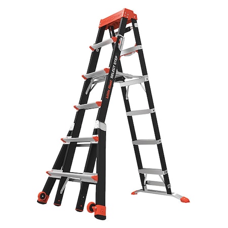 Multipurpose Ladder, Fiberglass, 375 lb Load Capacity MPN:15131-001