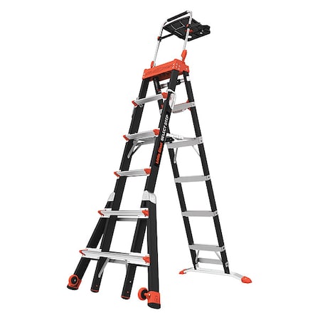 Multipurpose Ladder, 10 ft, Fiberglass, 375 lb Load Capacity MPN:15131-920