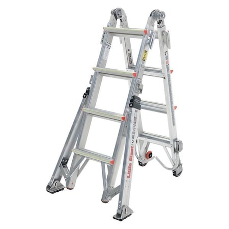 Multipurpose Ladder, 15 ft, Aluminum, 375 lb Load Capacity MPN:15197-303