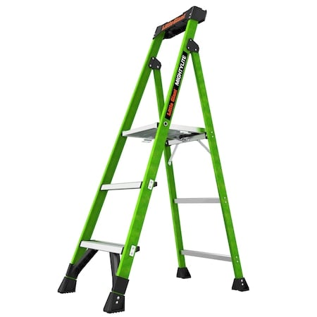 5 ft Fiberglass Platform Stepladder, 300 lb Capacity MPN:15395-001