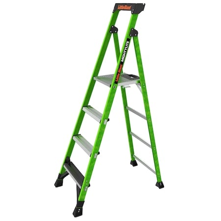 6 ft Fiberglass Platform Stepladder, 375 lb Capacity MPN:15406-001