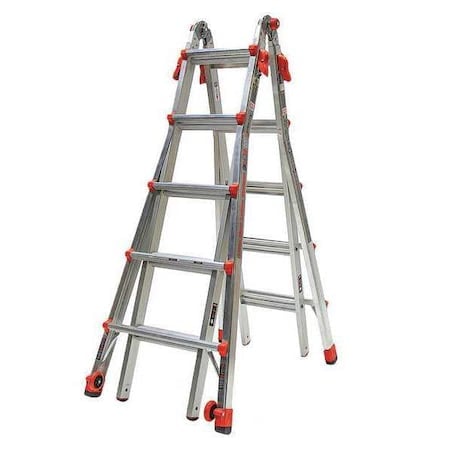 Multipurpose Ladder, 19 ft, Aluminum, 300 lb Load Capacity MPN:15422-001