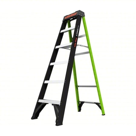 A-Frame Stepladder, Fiberglass, 6 ft, 10.3 ft MPN:15766-001