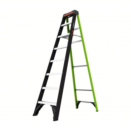 A-Frame Stepladder, Fiberglass, 8 ft, 12.3 ft MPN:15768-001