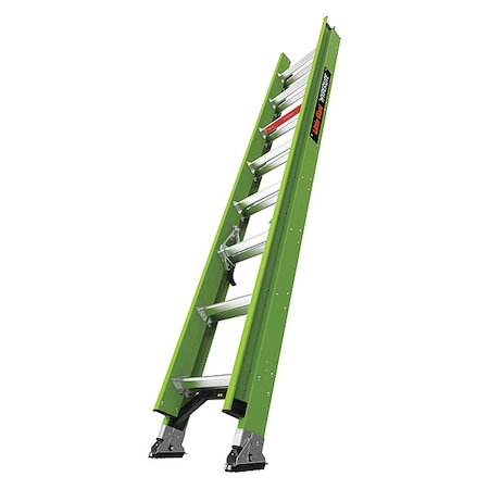 16 ft Fiberglass Extension Ladder, 300 lb Load Capacity MPN:18716