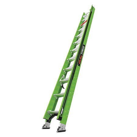 24 ft Fiberglass Extension Ladder, 300 lb Load Capacity MPN:18724-186