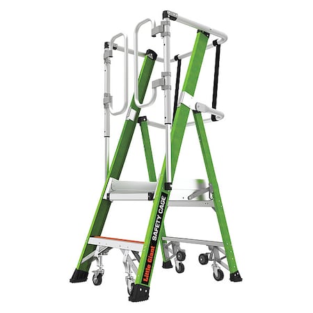 6 ft 6 in Fiberglass Safety Cage, 375 lb Capacity MPN:19702