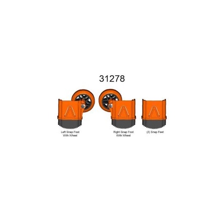 Outer Foot Replacement Kit, PK4 MPN:31278