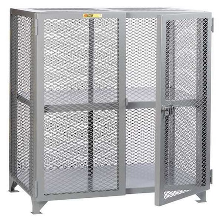 Bulk Storage Locker, 49 in W, 27 in D, 52 in H, (1) Tier, (1) Wide, Gray MPN:SC-A-2448-NC