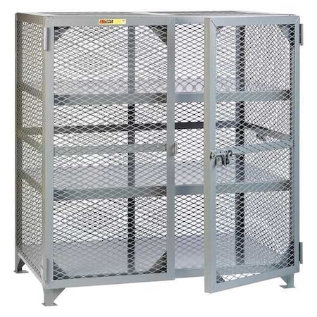 Bulk Storage Locker, 61 in W, 27 in D, 52 in H, (1) Tier, (1) Wide, Gray MPN:SC2-2460-NC