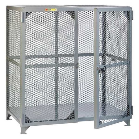 Bulk Storage Locker, 49 in W, 33 in D, 52 in H, (1) Tier, (1) Wide, Gray MPN:SCN-3048-NC