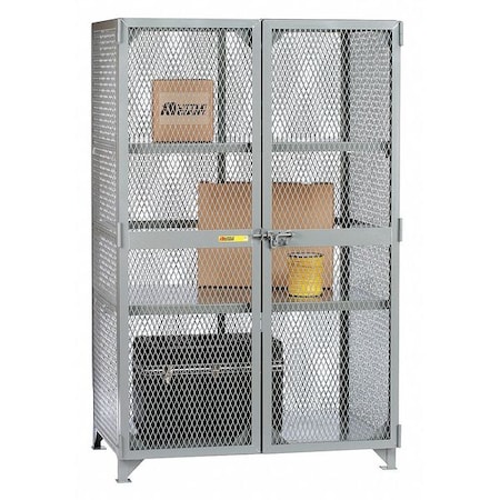 Bulk Storage Locker, 61 in W, 33 in D, 78 in H, (1) Tier, (1) Wide, Gray MPN:SL2-3060