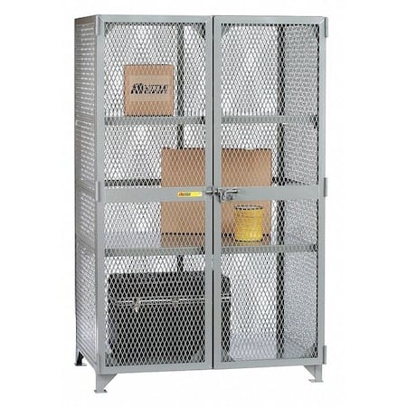 Bulk Storage Locker, 61 in W, 39 in D, 78 in H, (1) Tier, (1) Wide, Gray MPN:SL2-3660